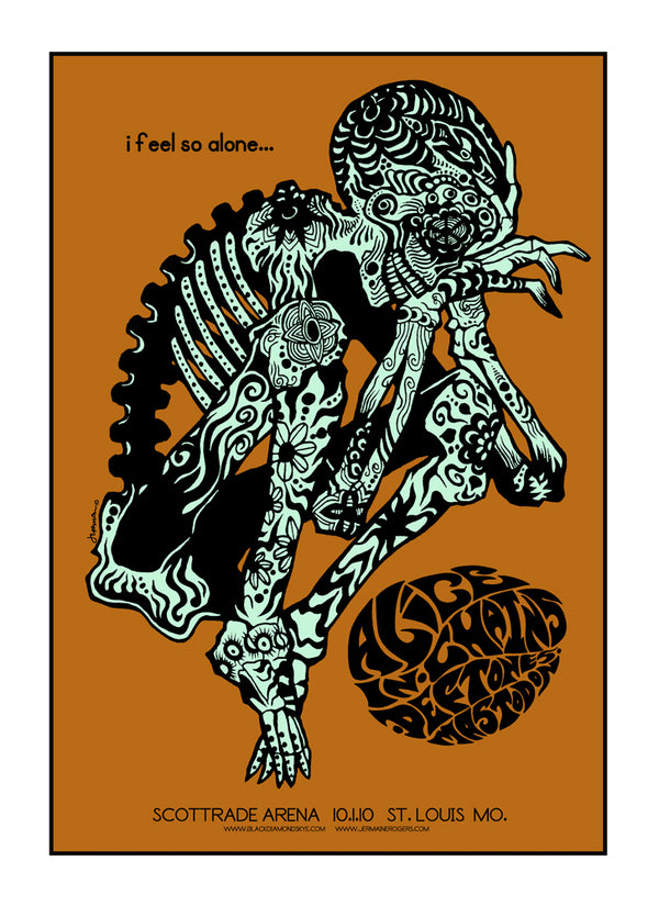 Alice in Chains & Deftones - St. Louis, MO - 10.1.10 - (I Feel So Alone graphic) AP