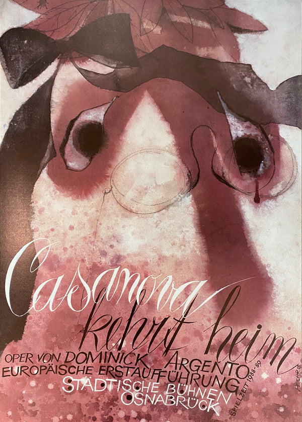 Casanova Kehrt Heim (Germain stage poster)
