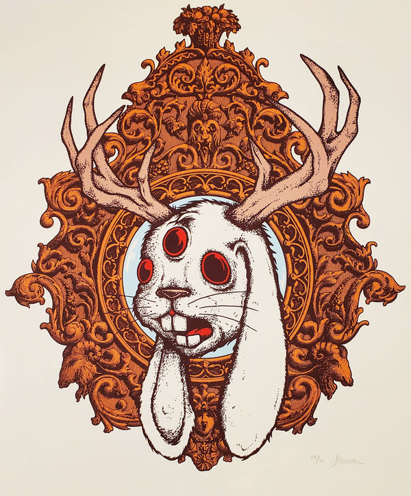 3 Eyed Jackalope - 22/70 - Deckled Edge Cream