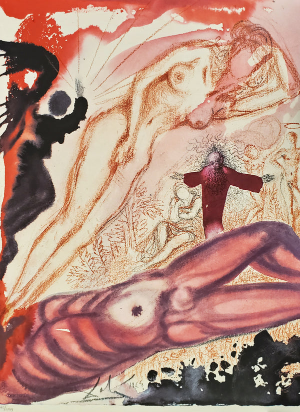 Salvador Dalí Mulier e Latere Viri - From "Biblia Sacra" 1964