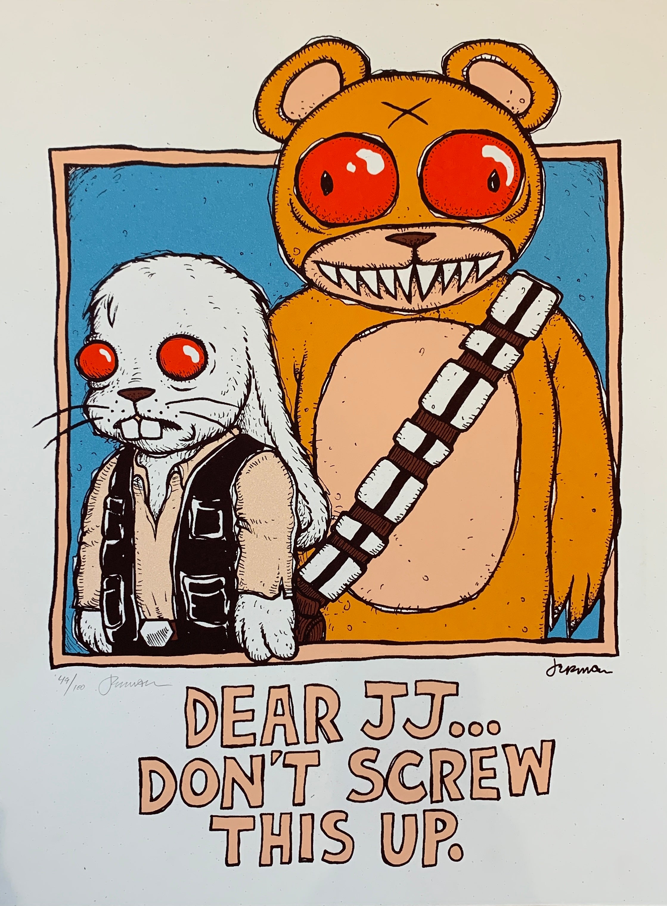 Dear JJ...Don't Screw This Up - 49/100 - Speckled