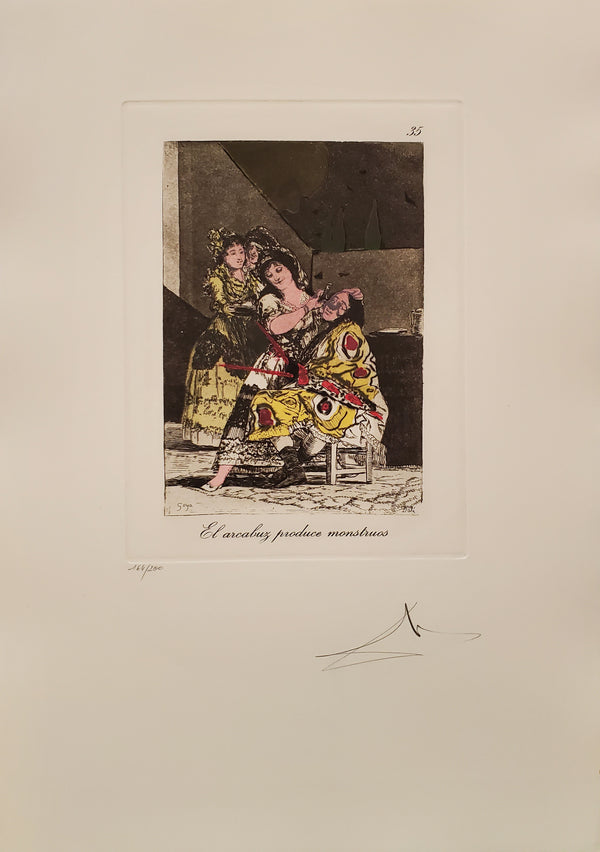 El Arcabuz Produce Monstruos - Les Caprices de Goya (164/200)