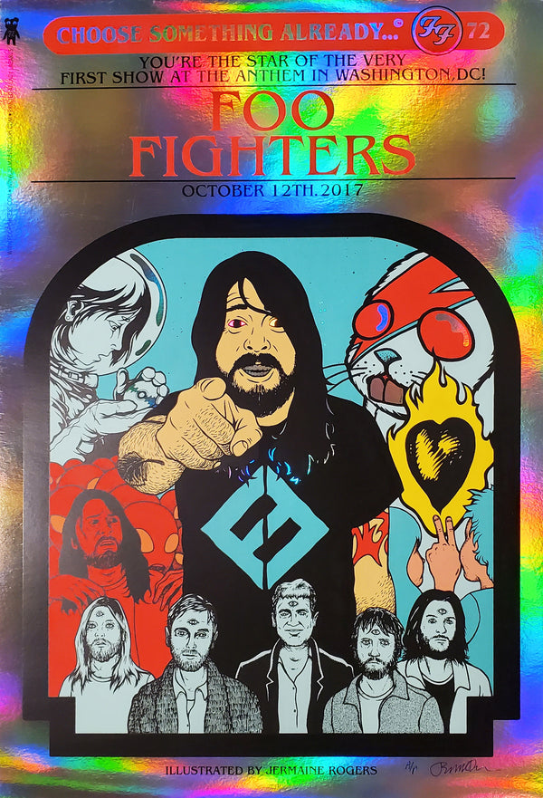 Foo Fighters DC 10.12.17 A/P on Foil