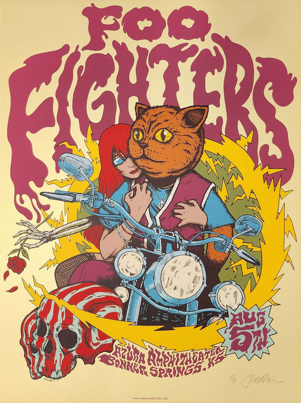 Foo Fighters - Bonner Springs, KS 08.05.21 - on Light Gold Stardream A/P