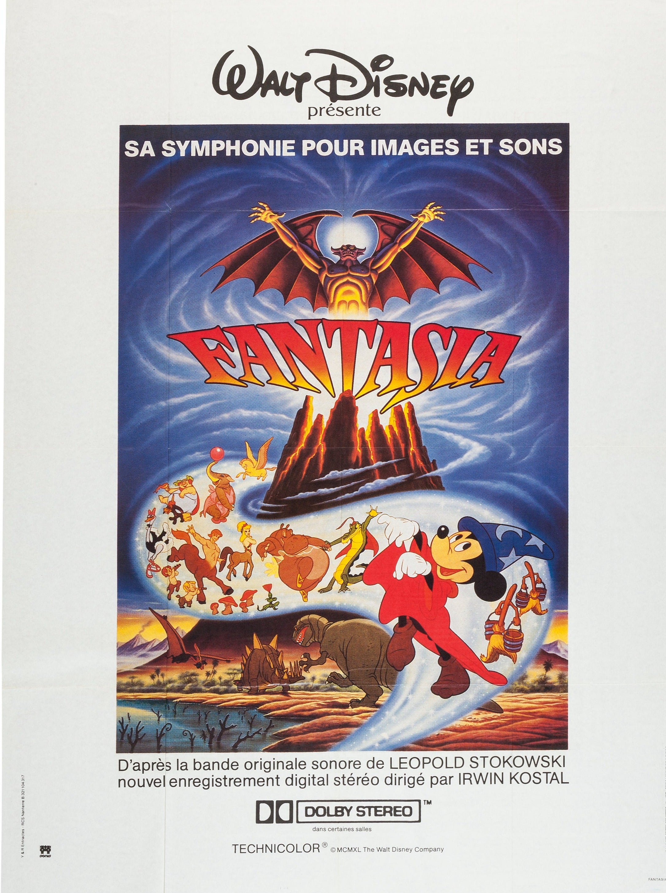 Fantasia Original French poster circa 1980s
