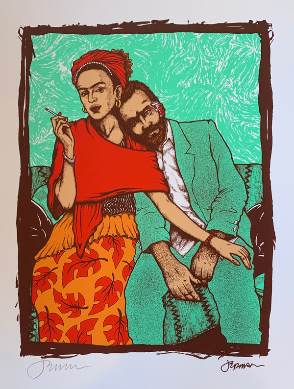 Frida & Van Gogh - White