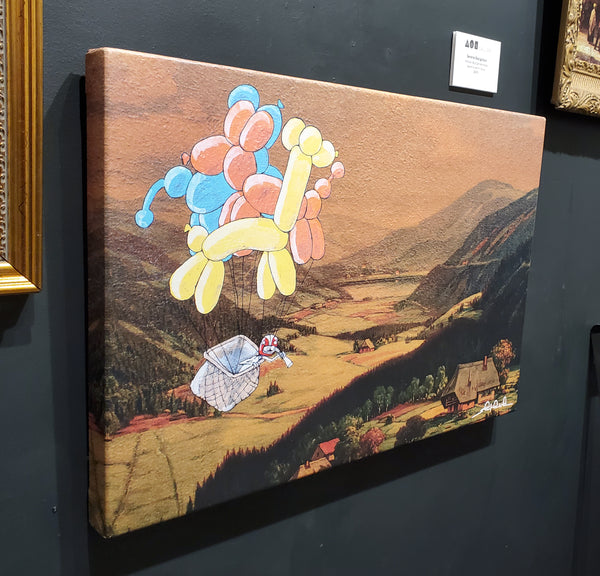 Hot Air Balloon Animals - Canvas