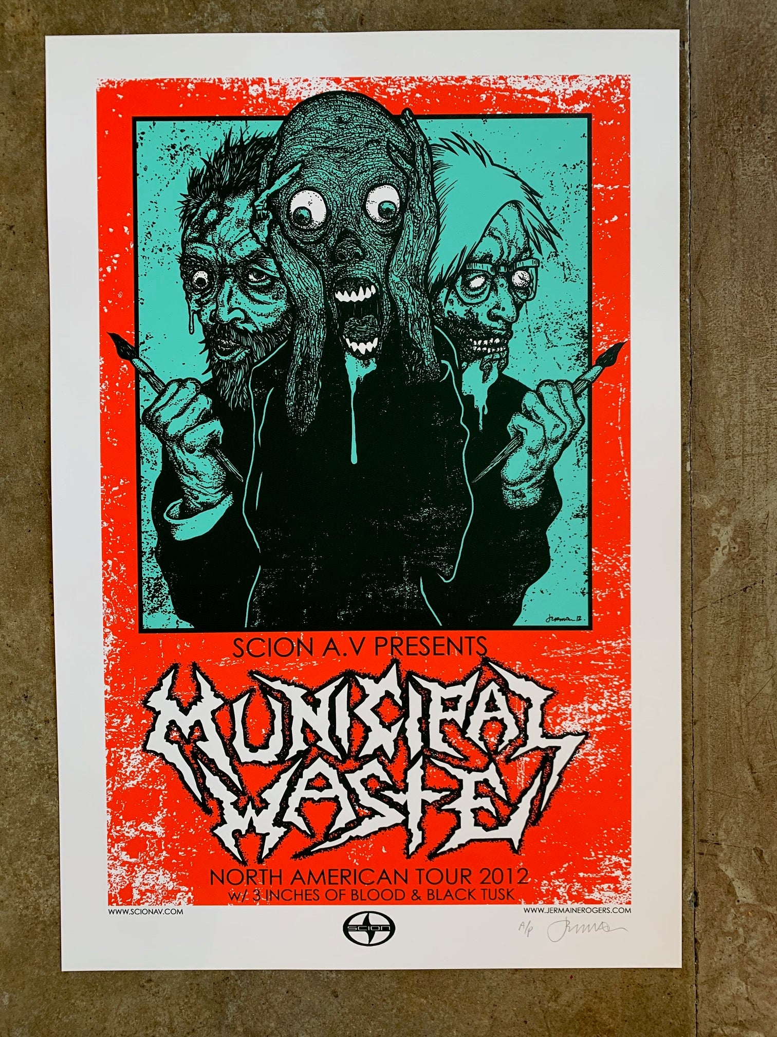 Municipal Waste - North America Tour 2012 - Art is Dead A/P