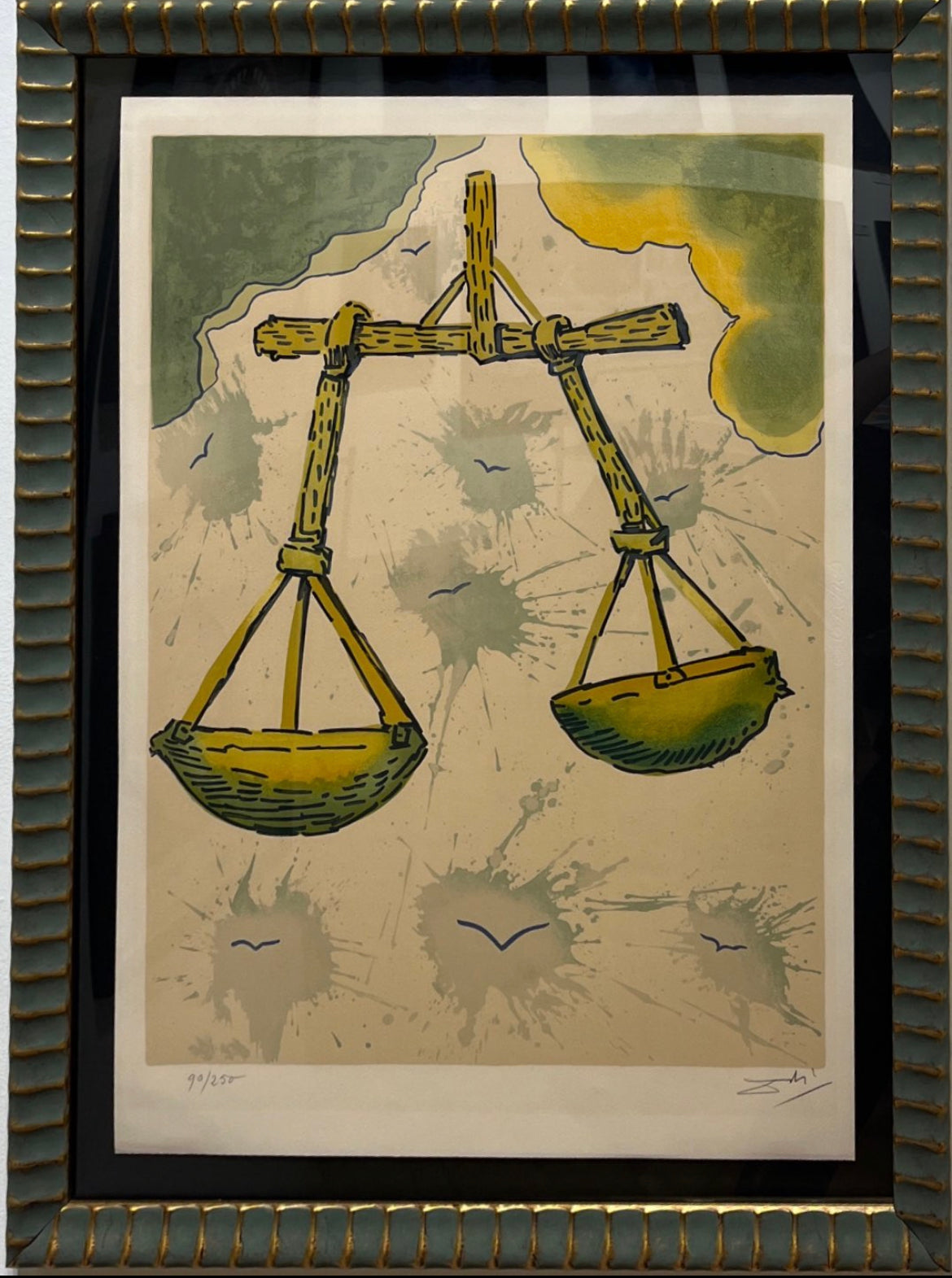  Libra, from Signs of the zodiac (1967) Custom Framed by Ao5 Gallery