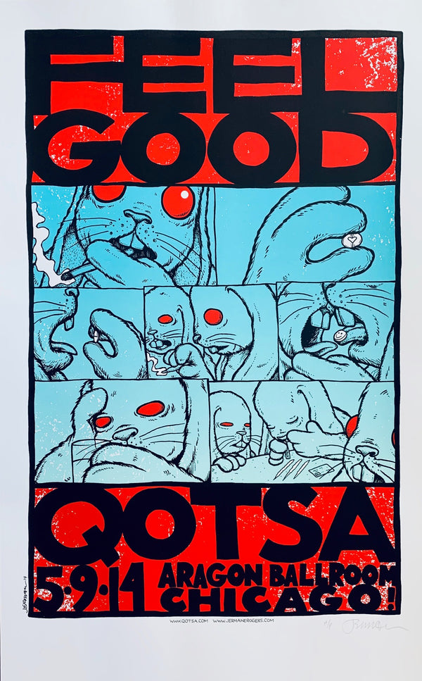 QOTSA - Chicago, IL - 5.9.14 - Feel Good graphic A/P
