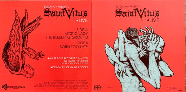 Saint Vitus - red record flat w/ fold TEST