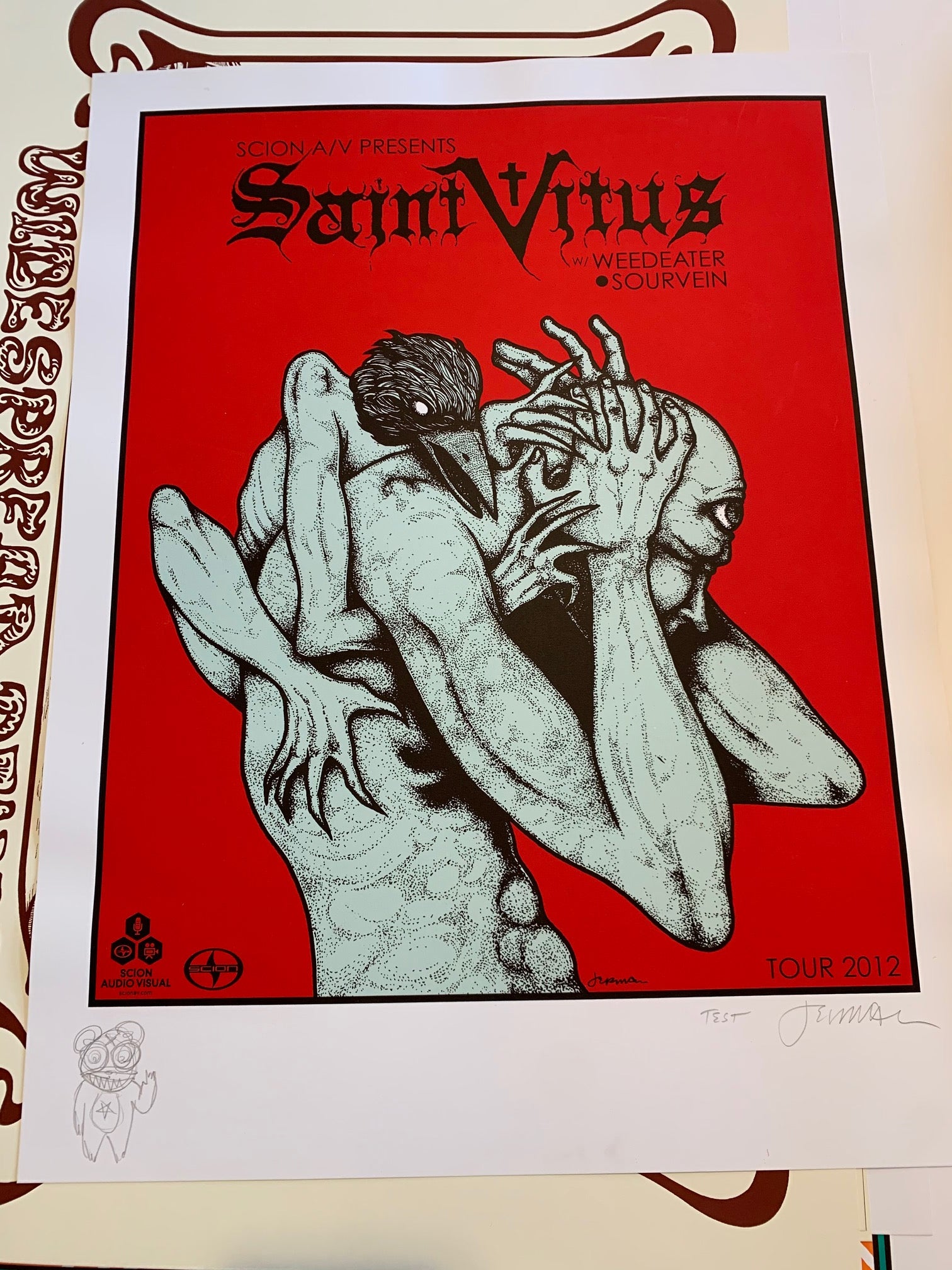 St. Vitus double sided TEST with remarque