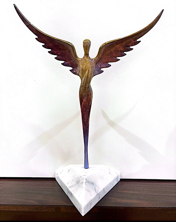 Angel of Reconciliation - Small - Multicolored - White Base