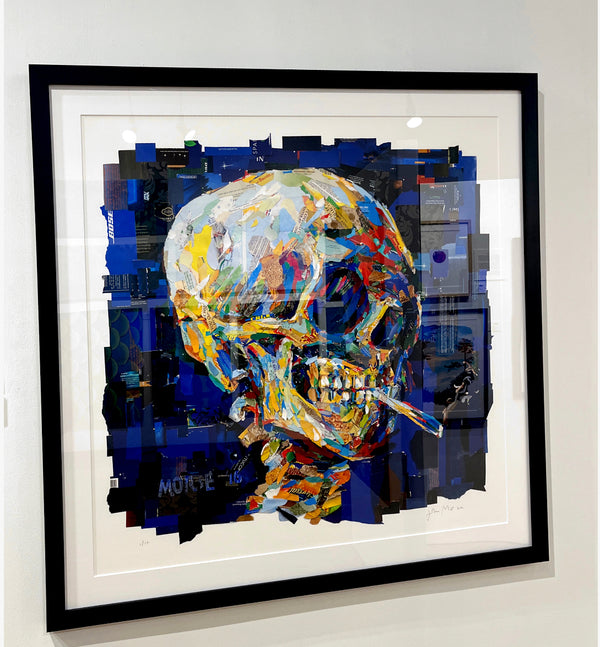 Van Gogh Skull  1/10 - Framed