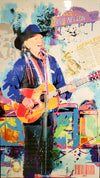 Bisaillon Brothers original artwork of Willie Nelson