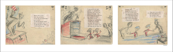 Out of the Box Came Thing Two & Thing One - Triptych