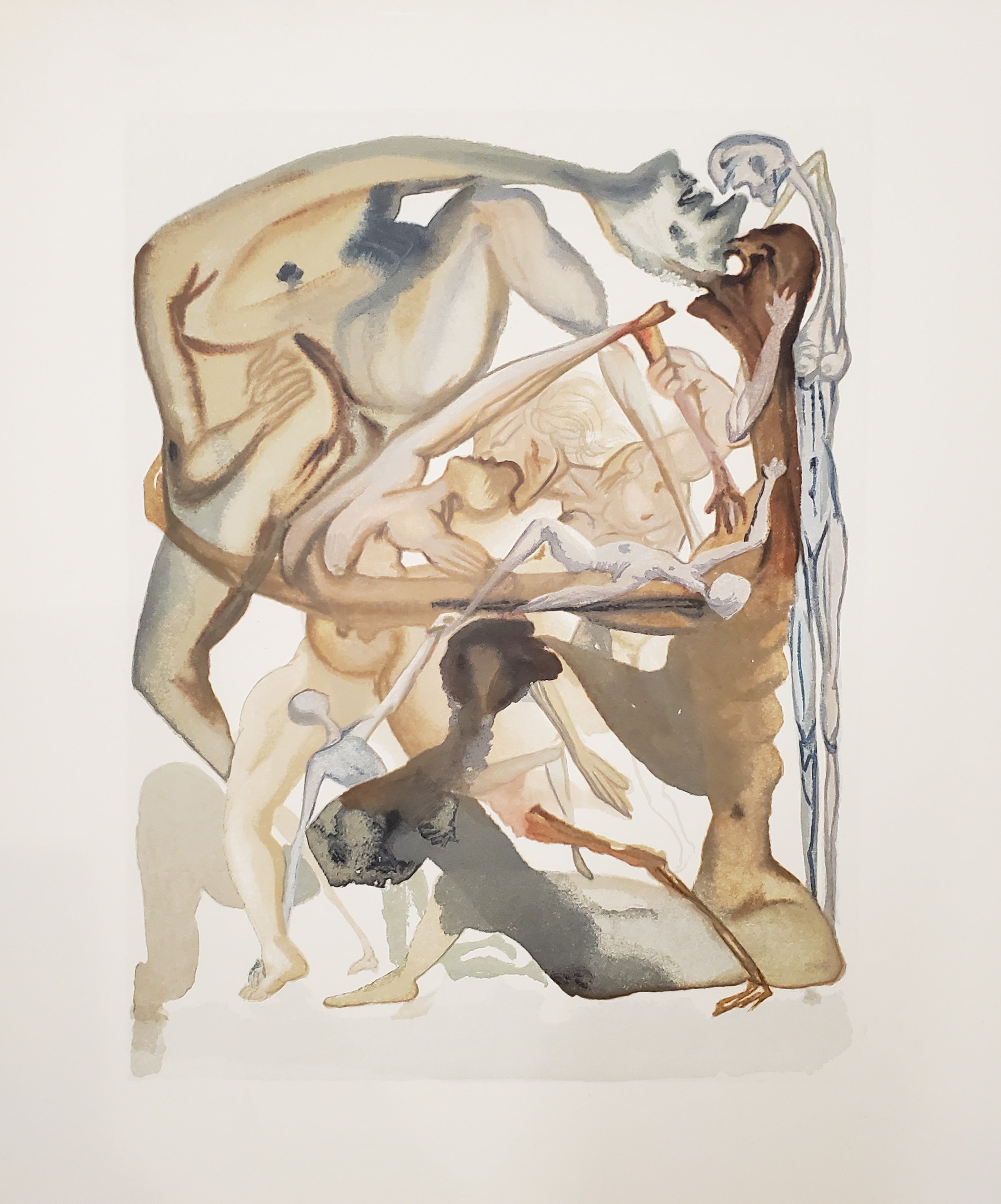 Divine Comedy, Inferno 11, On the Edge of the Seventh Circle (framed)