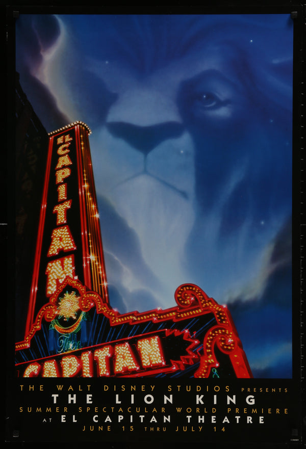 Lion King: Premiere at the El Capitan Theatre