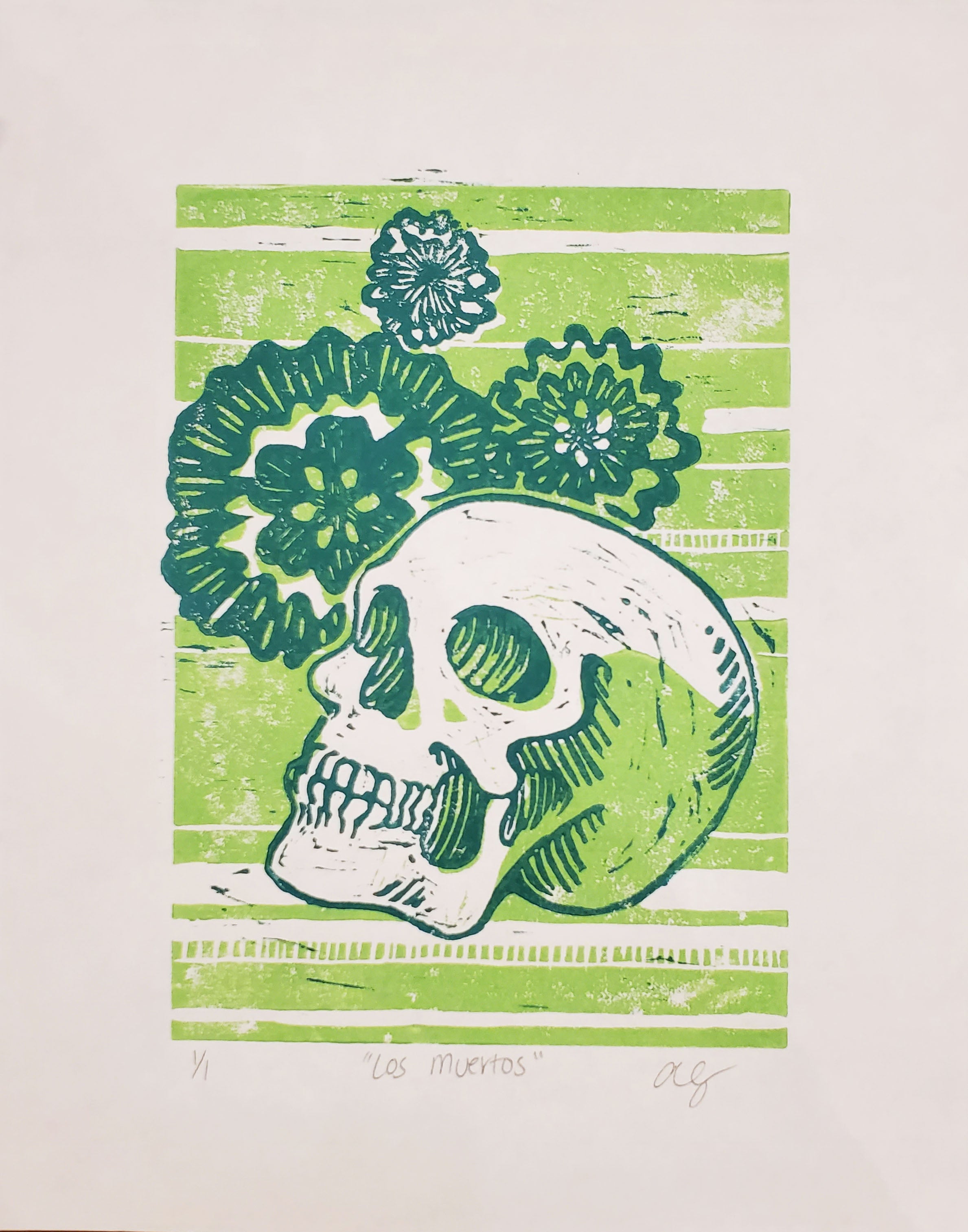 Los Muertos - Green & Teal