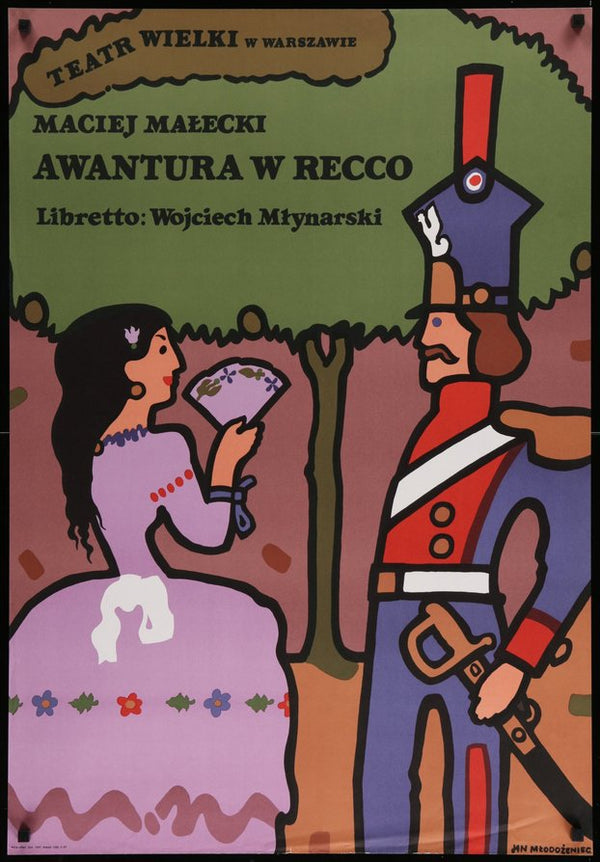 Awantura W Recco (art of woman and soldier)