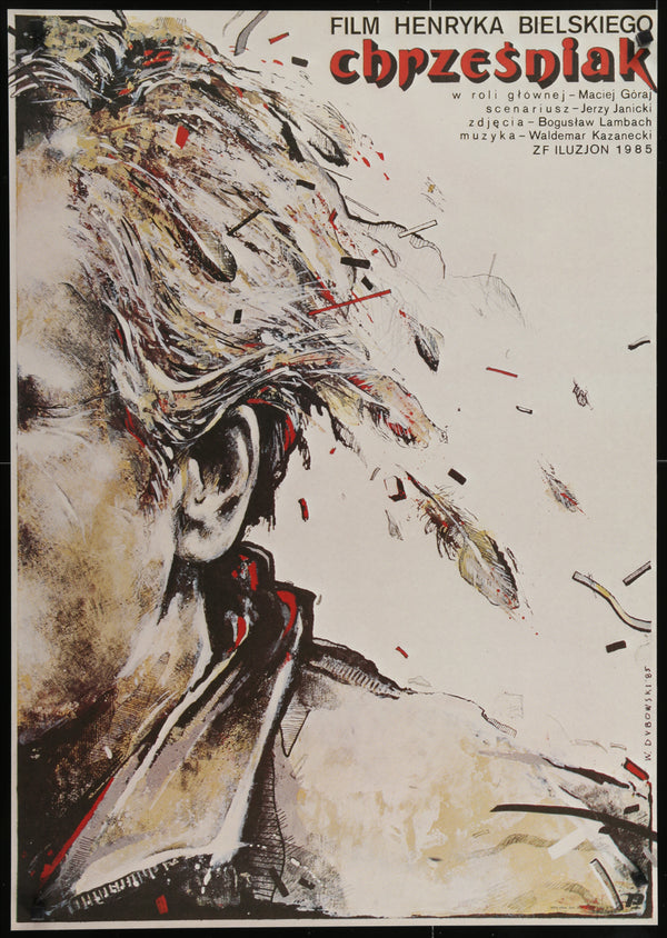 CHRZESNIAK man with feather hair by Witold Dybowski!
