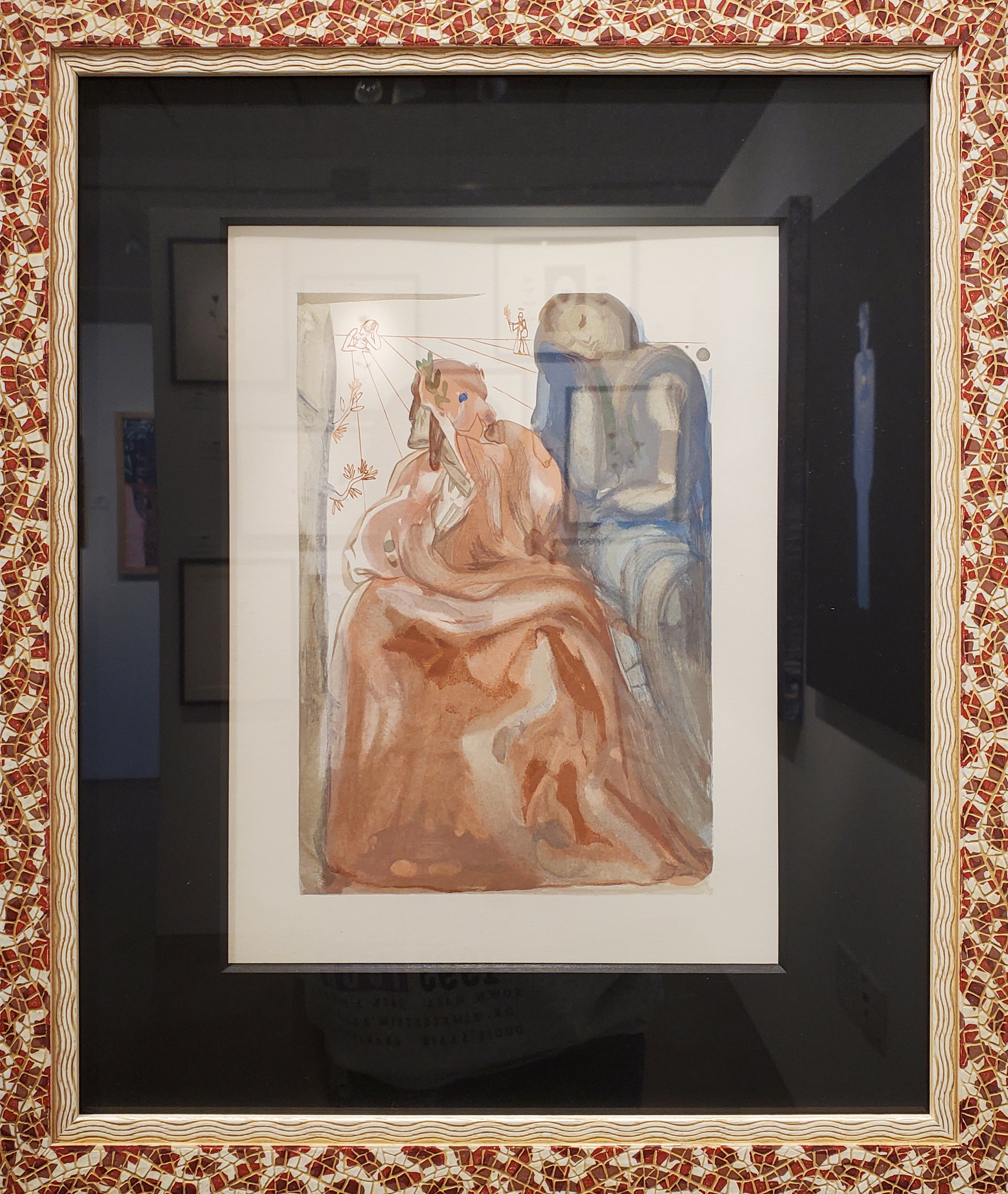 Divine Comedy, Purgatory 31, Dante's Confession (framed)