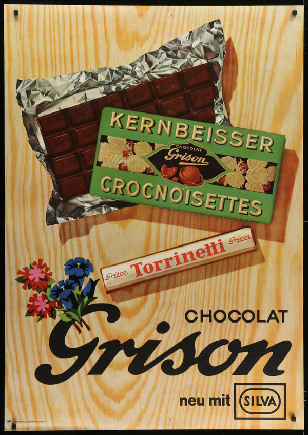 Grison Chocolat Vintage Poster